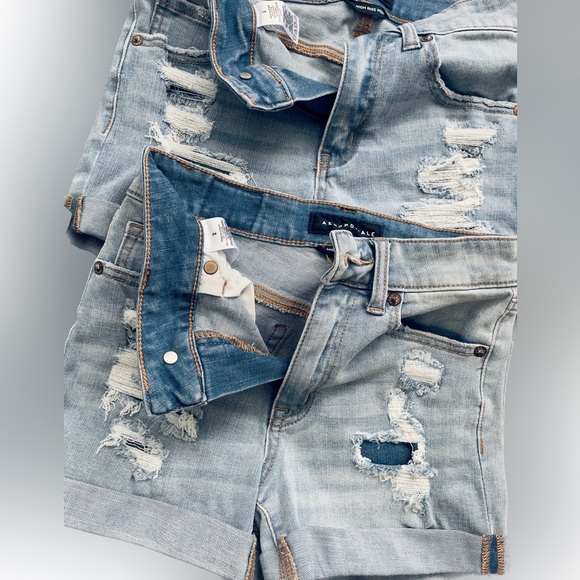 3 pairs of Aero shorts 2,4,4. One NWT. 2 NWOT. - Picture 3 of 6